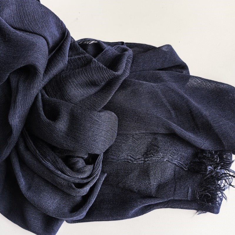 Cotton Tassel Hijab | Crepe Tassel Hijab (MH086)