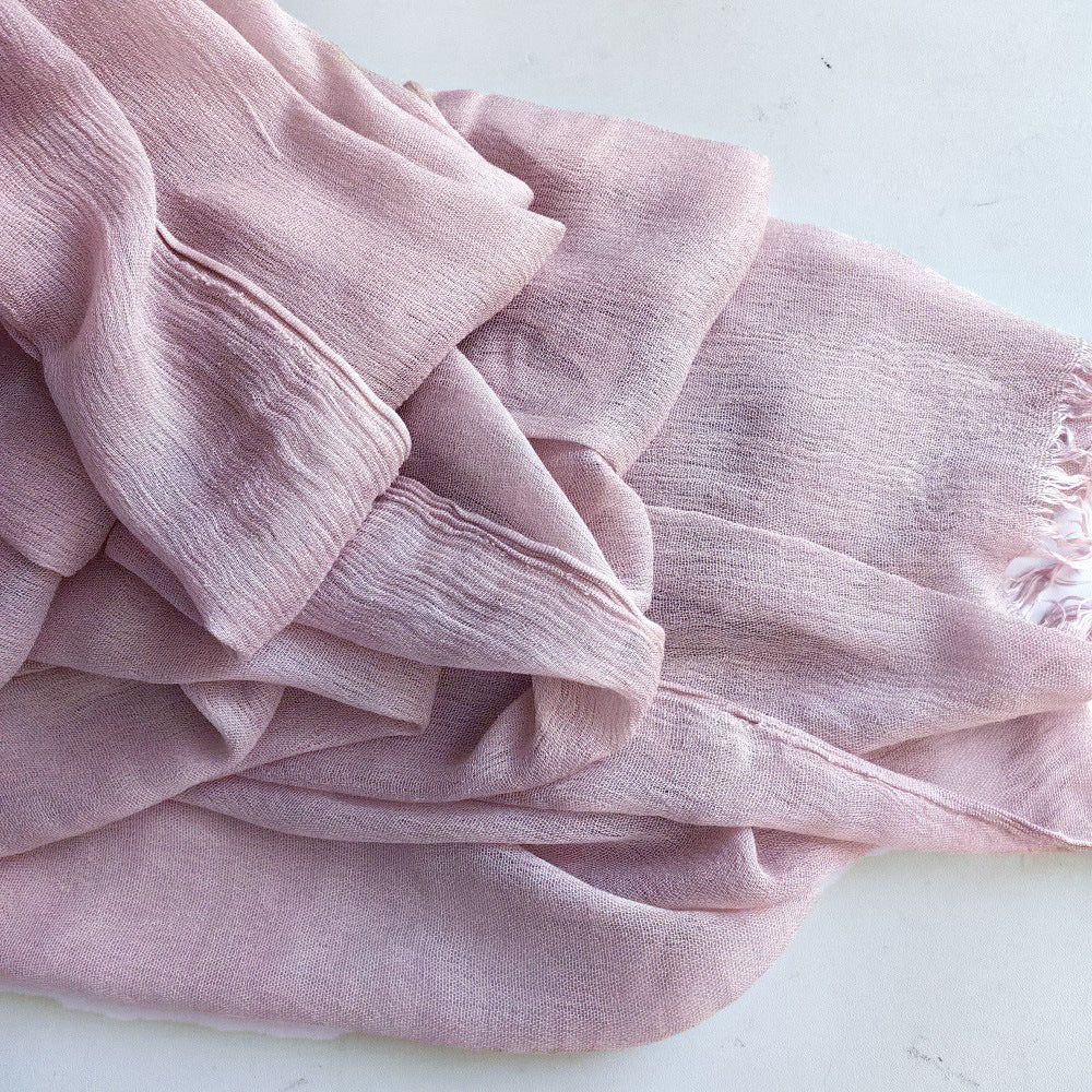 Cotton Tassel Hijab | Crepe Tassel Hijab (MH086)