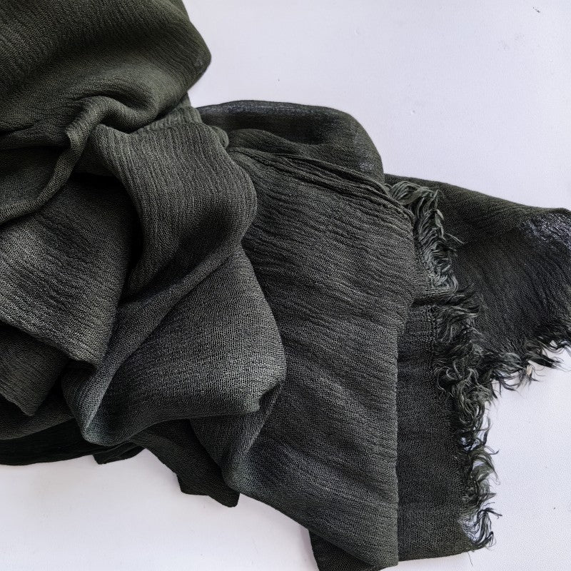 Cotton Tassel Hijab | Crepe Tassel Hijab (MH086)