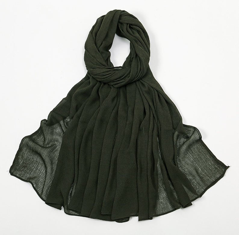MH088 Long curly Rayon Hijab