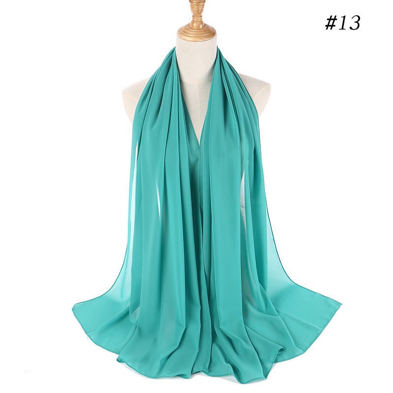 MH089 Pearl Chiffon Bubble Hijab