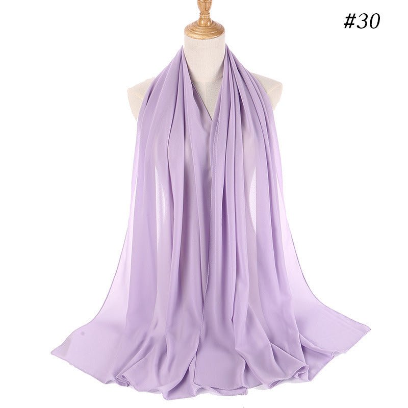 MH089 Pearl Chiffon Bubble Hijab