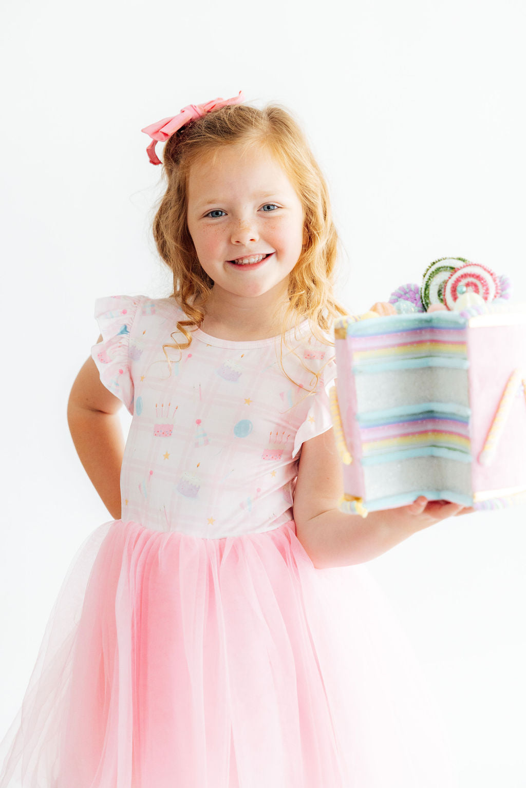 Birthday Magic Flutter Sleeve Tutu Dress