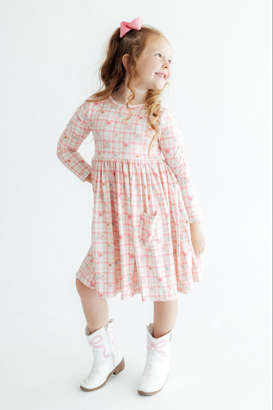 Off the Grid L/S Pocket Twirl Dress