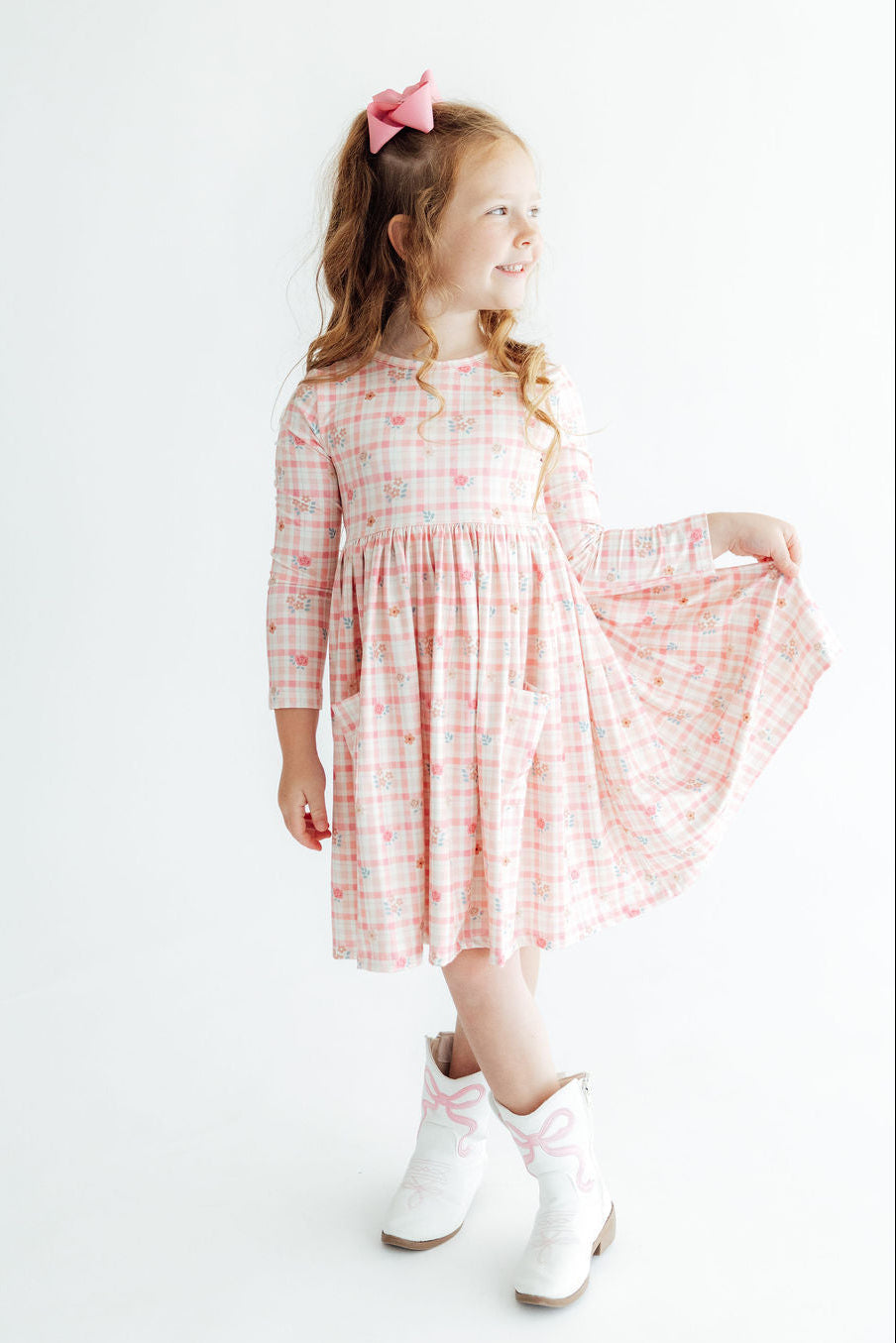 Off the Grid L/S Pocket Twirl Dress