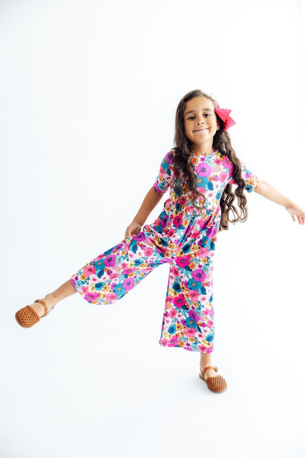 Retro Bloom Wide Leg Jumpsuit