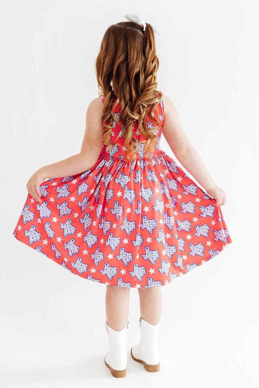 Texas Pride Tank Twirl Dress