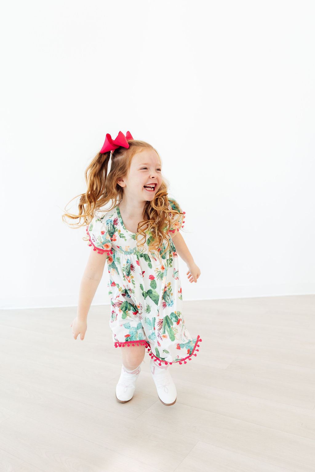 Cute Cactus Pom Pom Dress