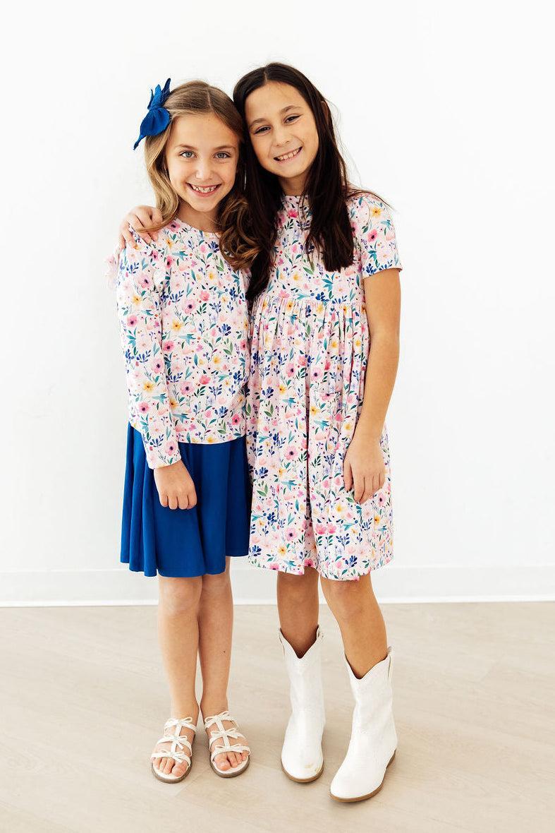 Morning Meadows L/S Ruffle Tee