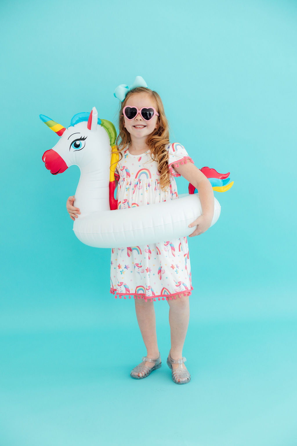 Unicorn Magic Pom Pom Dress