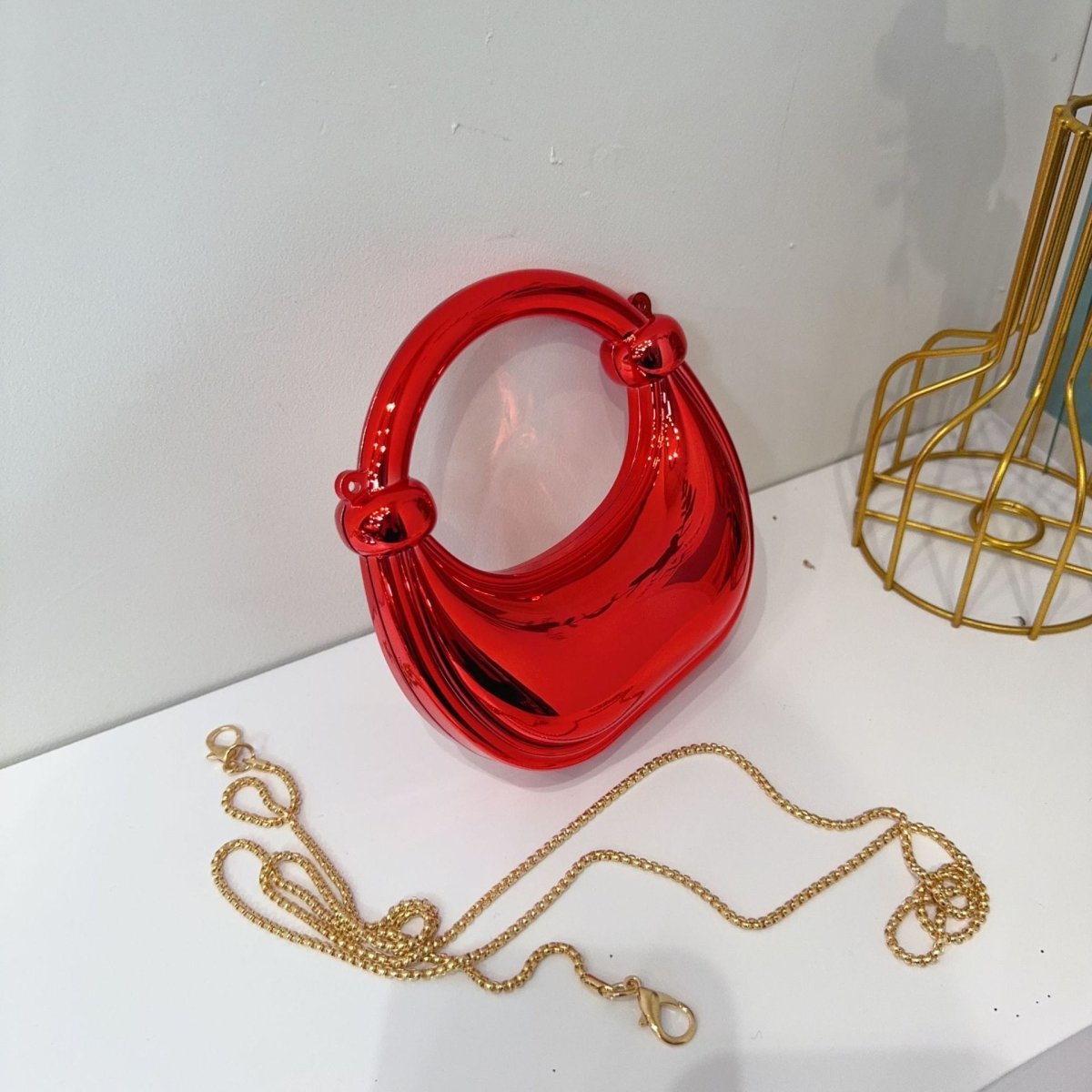 Mini Acrylic Crescent Bag Versatile Stylish Clutch Bag (MAC336)