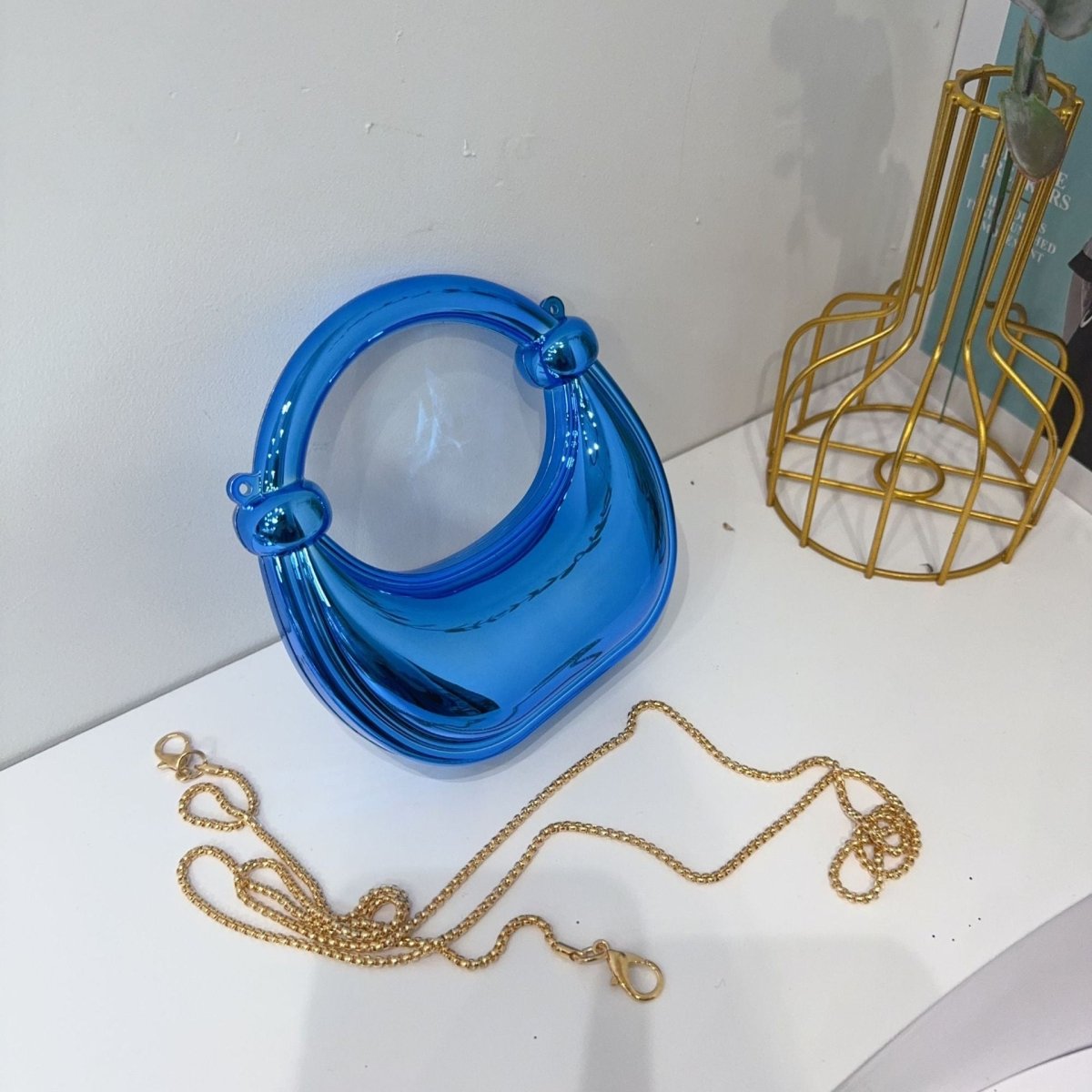 Mini Acrylic Crescent Bag Versatile Stylish Clutch Bag (MAC336)