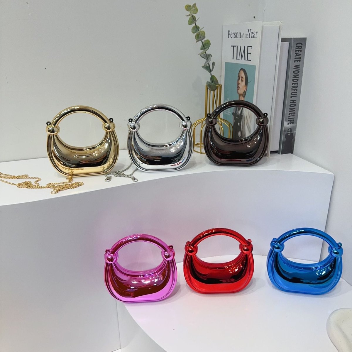 Mini Acrylic Crescent Bag Versatile Stylish Clutch Bag (MAC336)