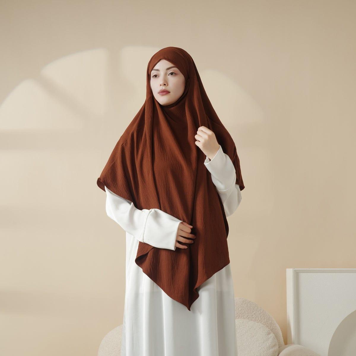 Comfort Crepe One Layer Khimar (MK014)
