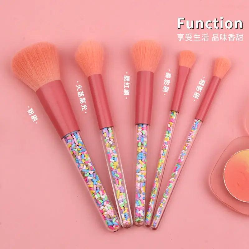 MMU026 makeup brushes set in candy color