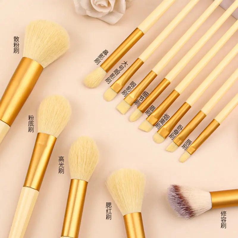 MMU031 13 pcs Makeup Brushes Set