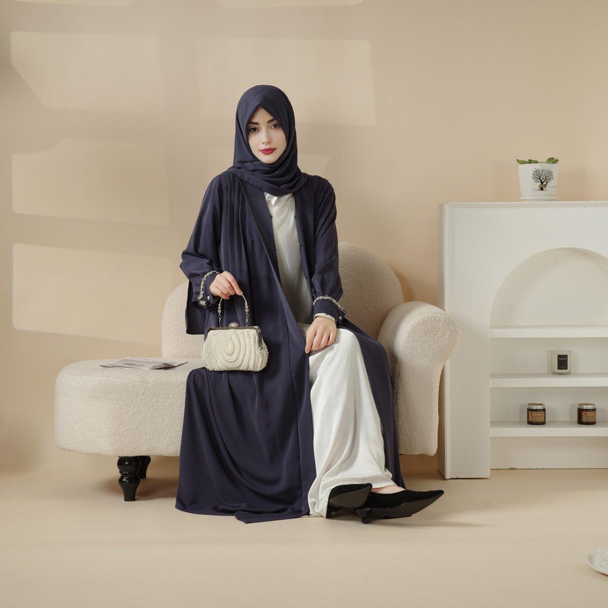 Cardigan Abaya, Western Style Abaya (MOA061)