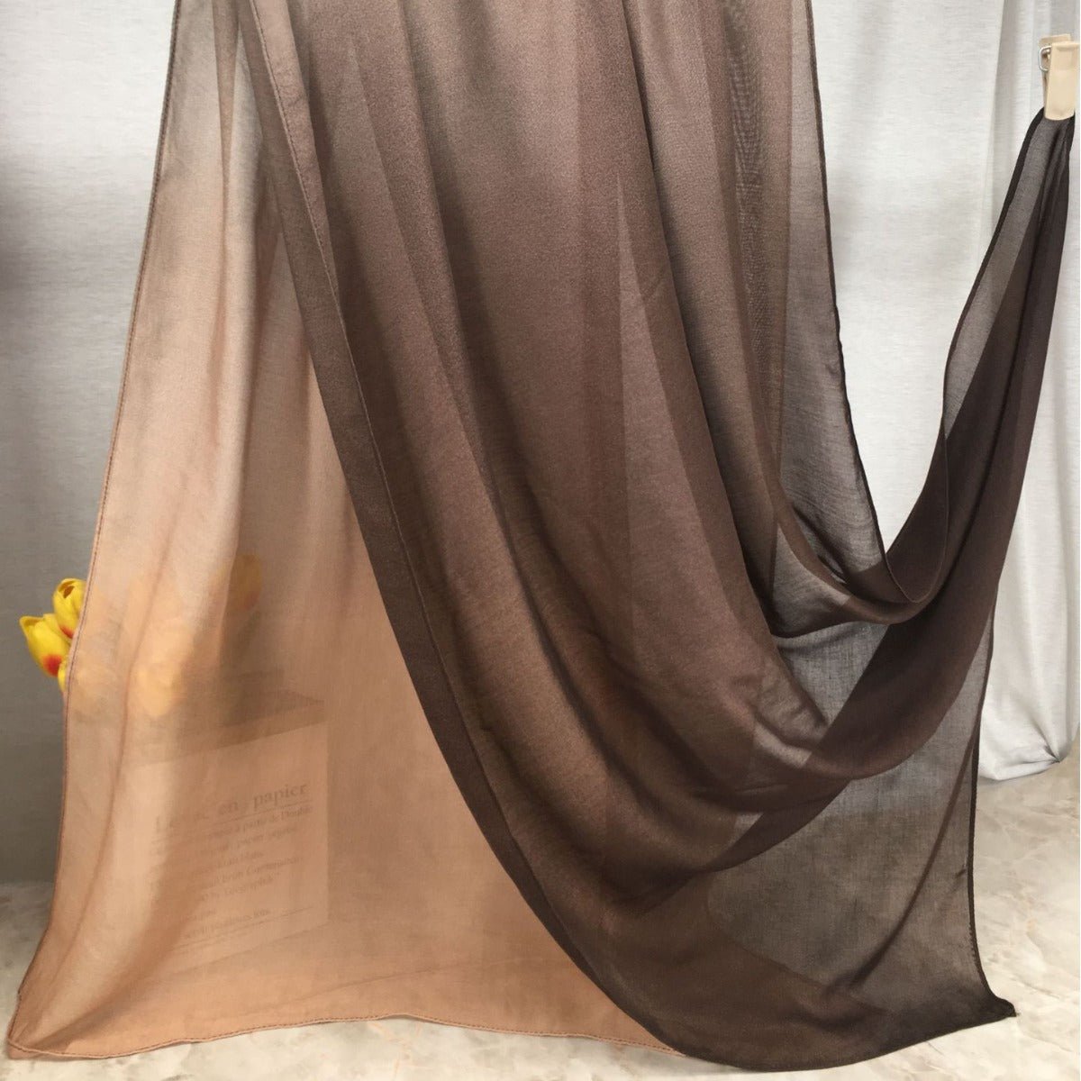 Modal Gradient Soft Hijab | Color Transition Hijab with Natural Flow (MH162)