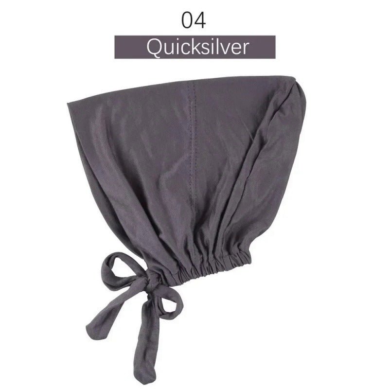 Stretch Cotton Tie-Back Under Cap | Adjustable Hijab Bonnet(MH200)