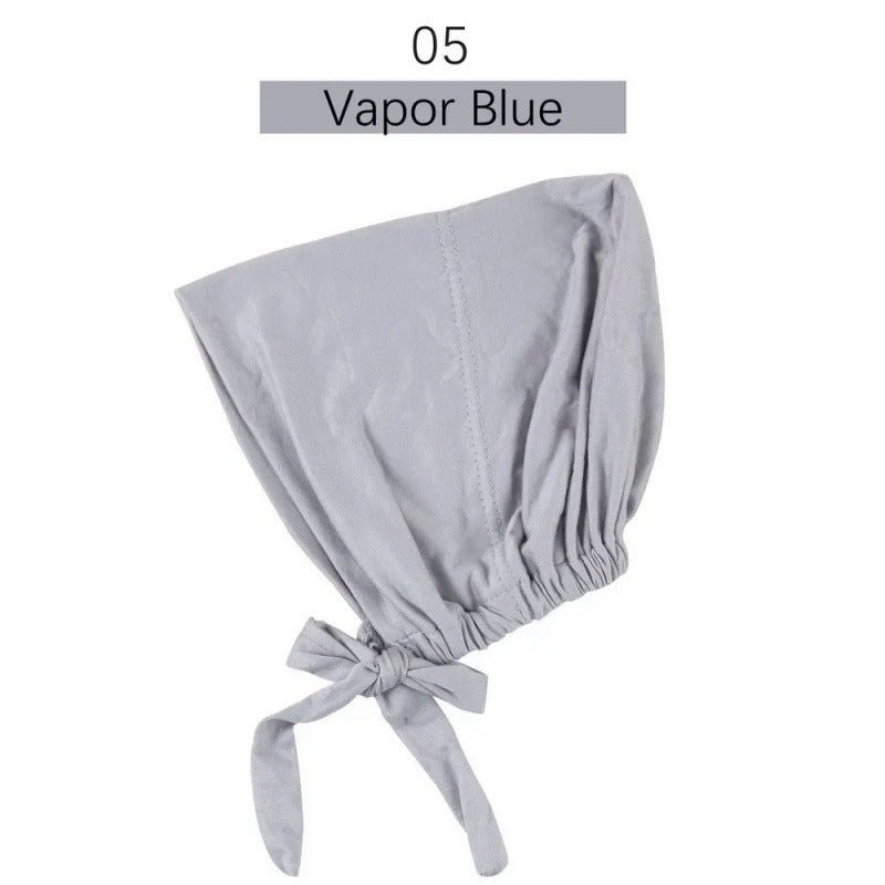Stretch Cotton Tie-Back Under Cap | Adjustable Hijab Bonnet(MH200)