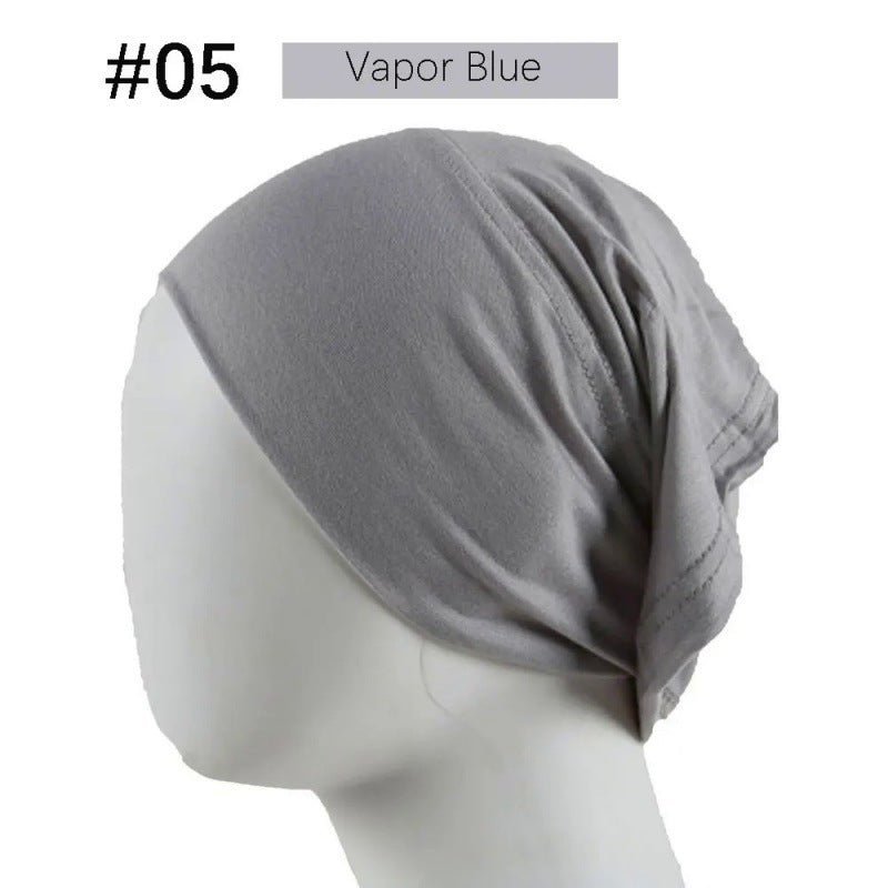 Mercerized Cotton Under Cap Hijab | Stretchy Tube Bonnet(MH198)