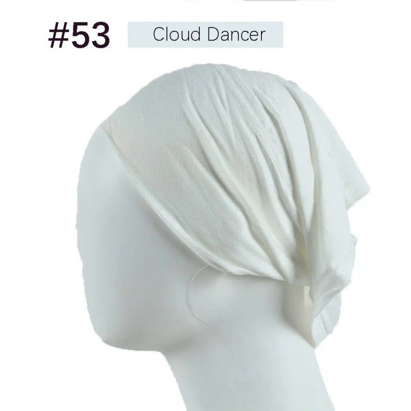Mercerized Cotton Under Cap Hijab | Stretchy Tube Bonnet(MH198)