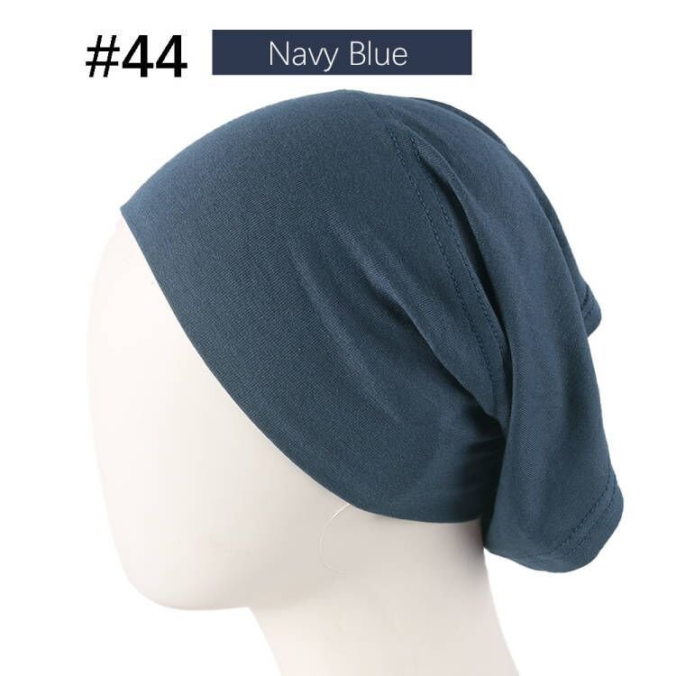 Mercerized Cotton Under Cap Hijab | Stretchy Tube Bonnet(MH198)