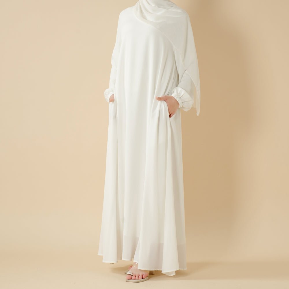 Modest Luxury Premium Nida Abaya | Zoom Umbrella Cut Summer Abaya (MA233)
