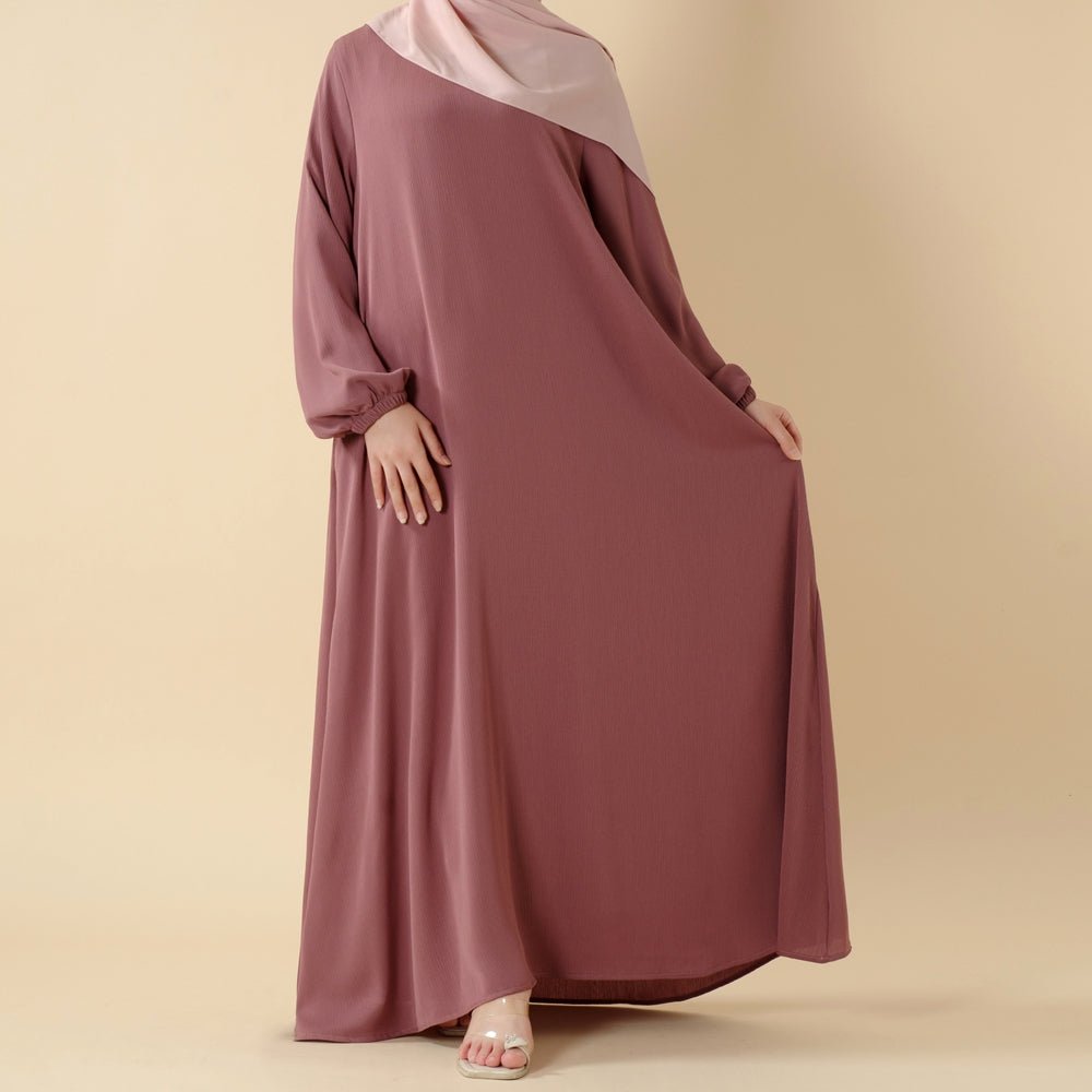 Modest Luxury Premium Nida Abaya | Zoom Umbrella Cut Summer Abaya (MA233)