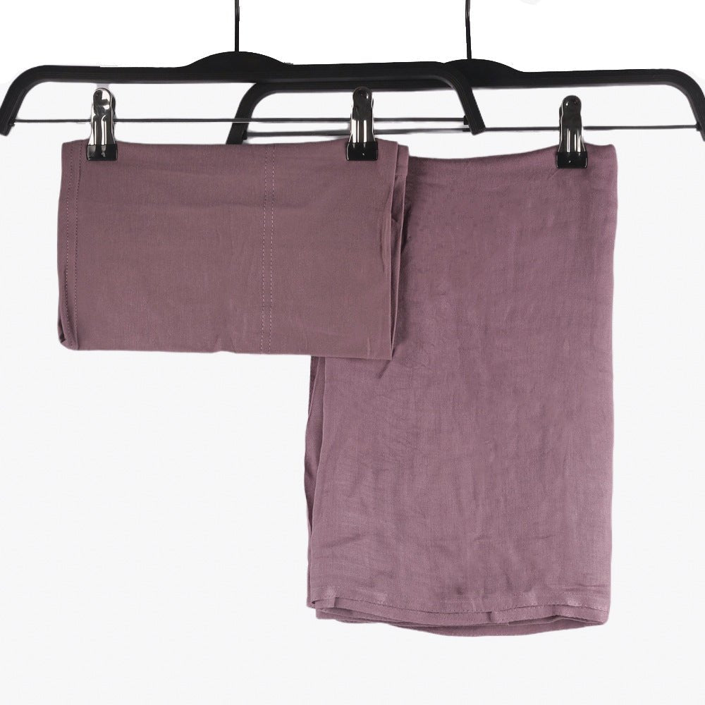 Modesty Pure Color Hijab & Undercap 2-Piece Set (MH174)