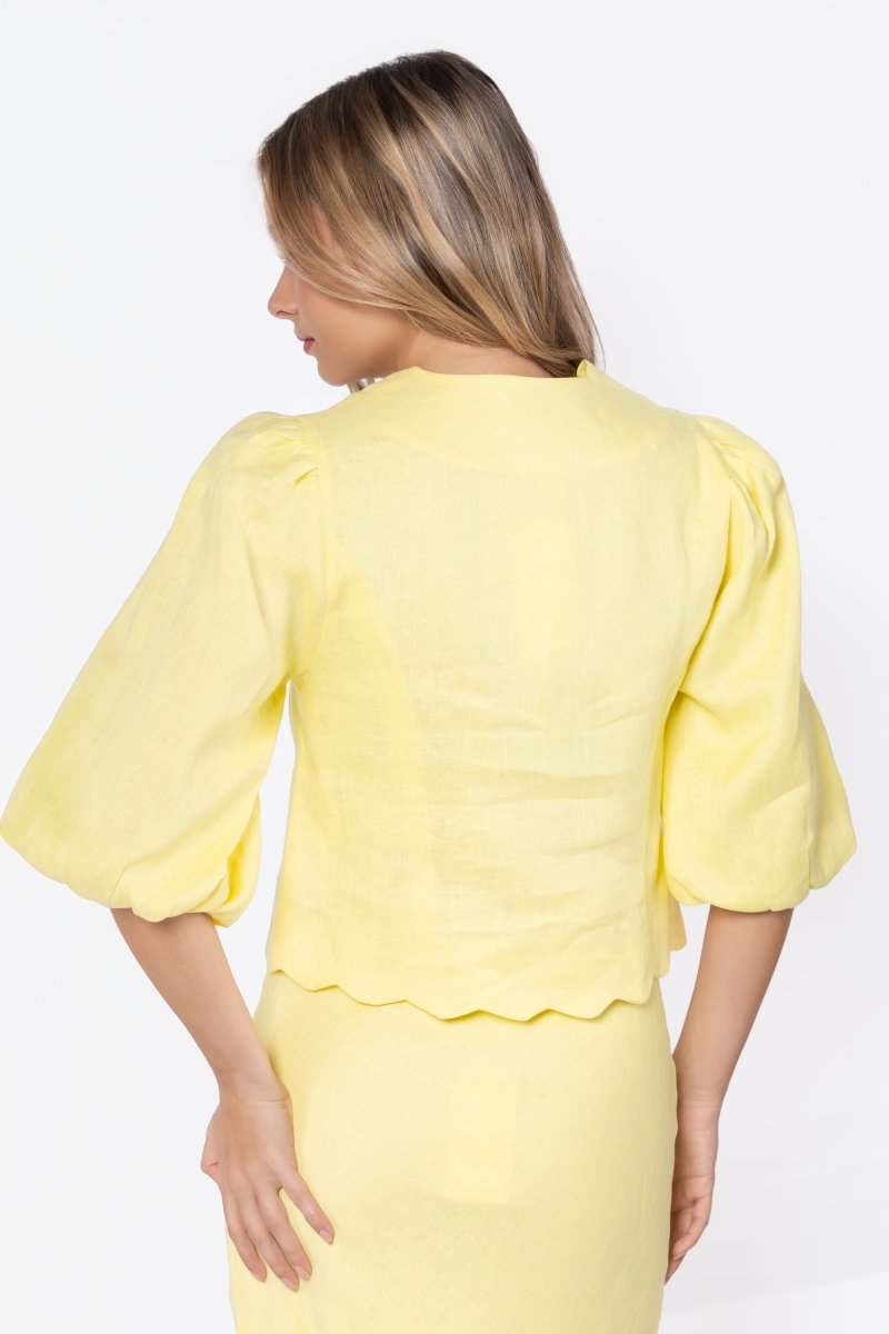 Molly Top (Light Yellow)