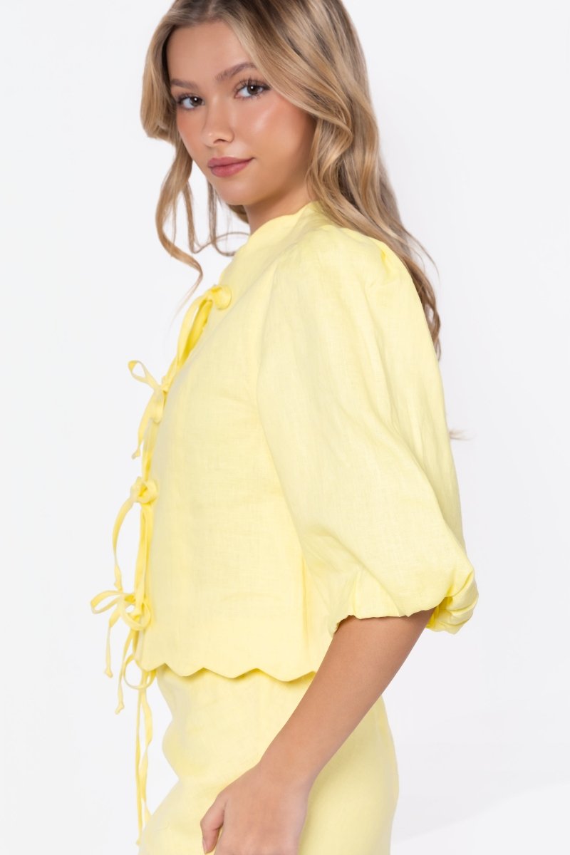 Molly Top (Light Yellow)