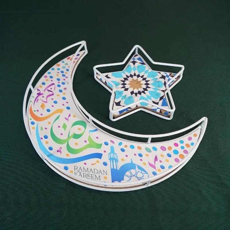 MR029 Ramadan Tray, Iron Festive Moon Tray