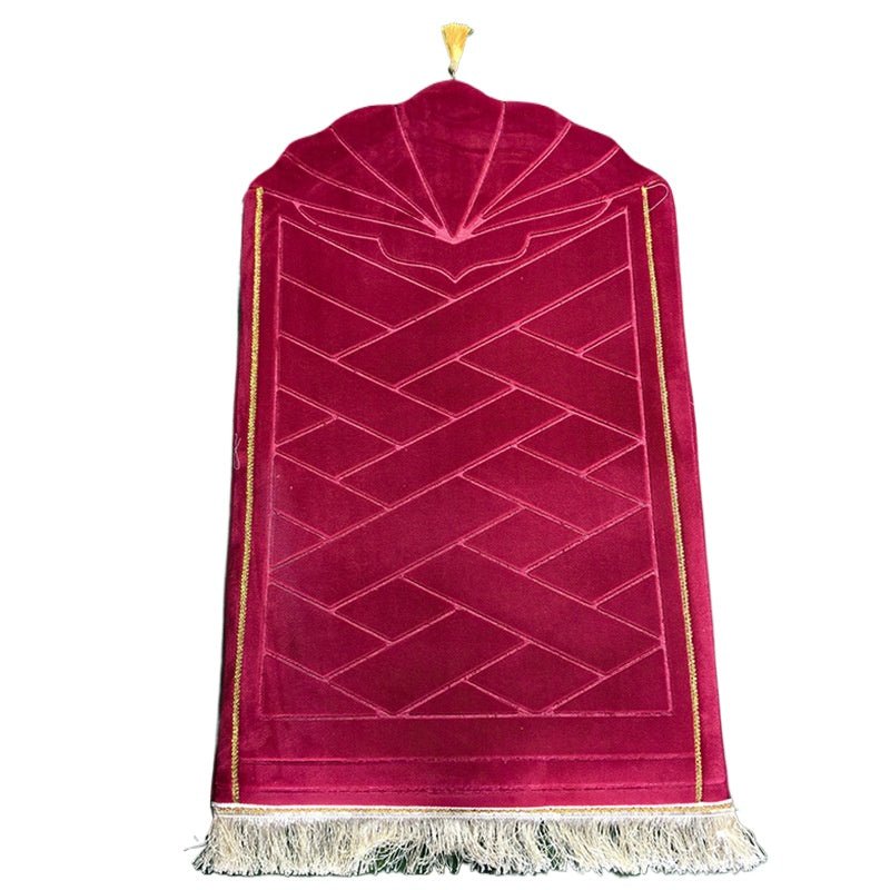 MR053 Thickened Embossed Flannel Prayer Mat