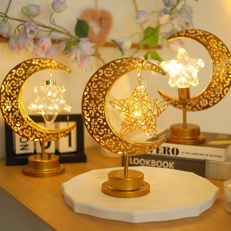 MR060 LED Wrought Iron Moon Lamp