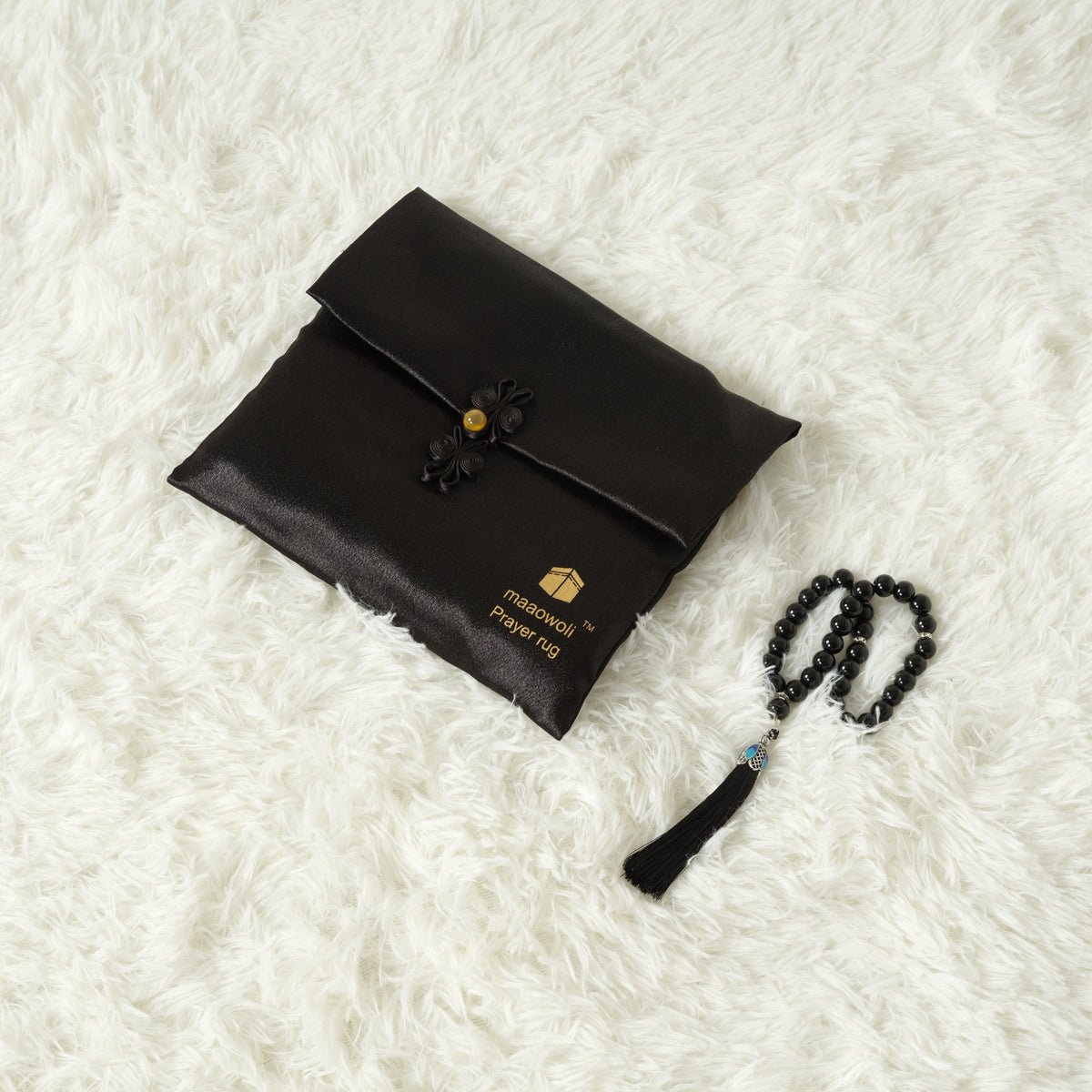 MR065 Eco-Friendly New Luxury Prayer Mat and Tasbeeh Set