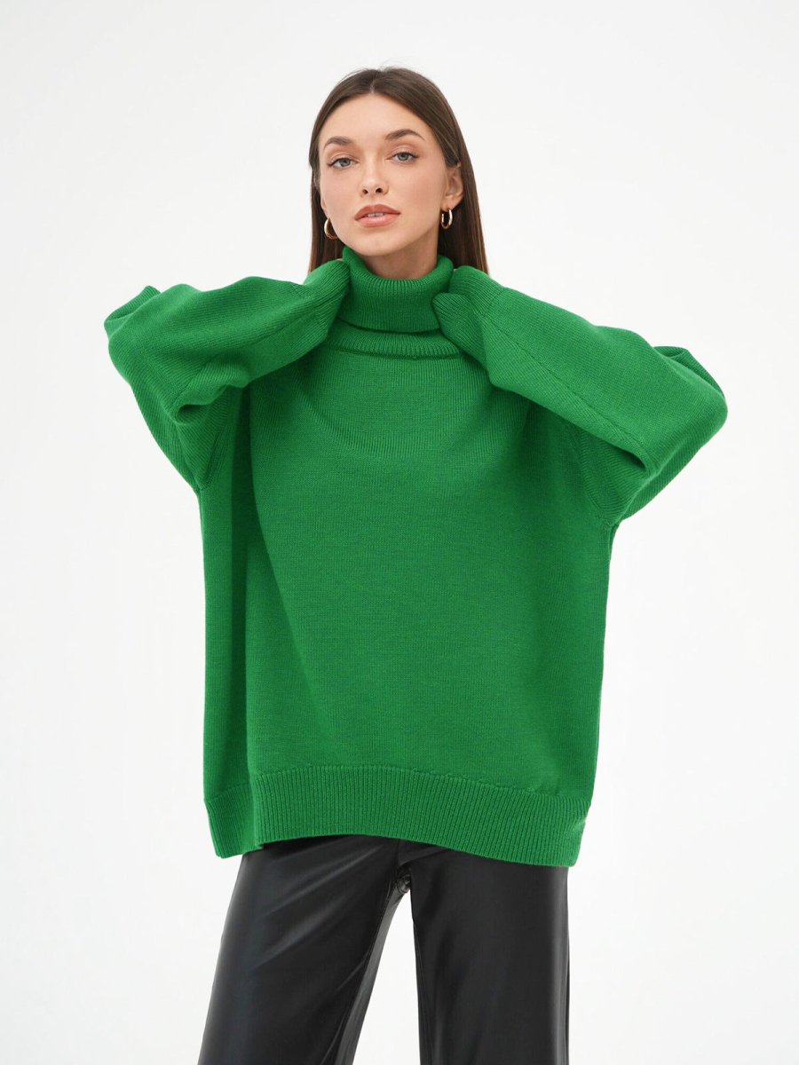 Classic Versatile Turtleneck Pullover Sweater (MS055)