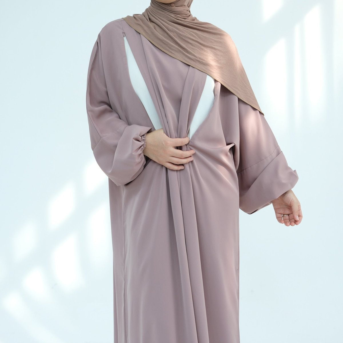 Nida Fabric Nursing Abaya(MA387)