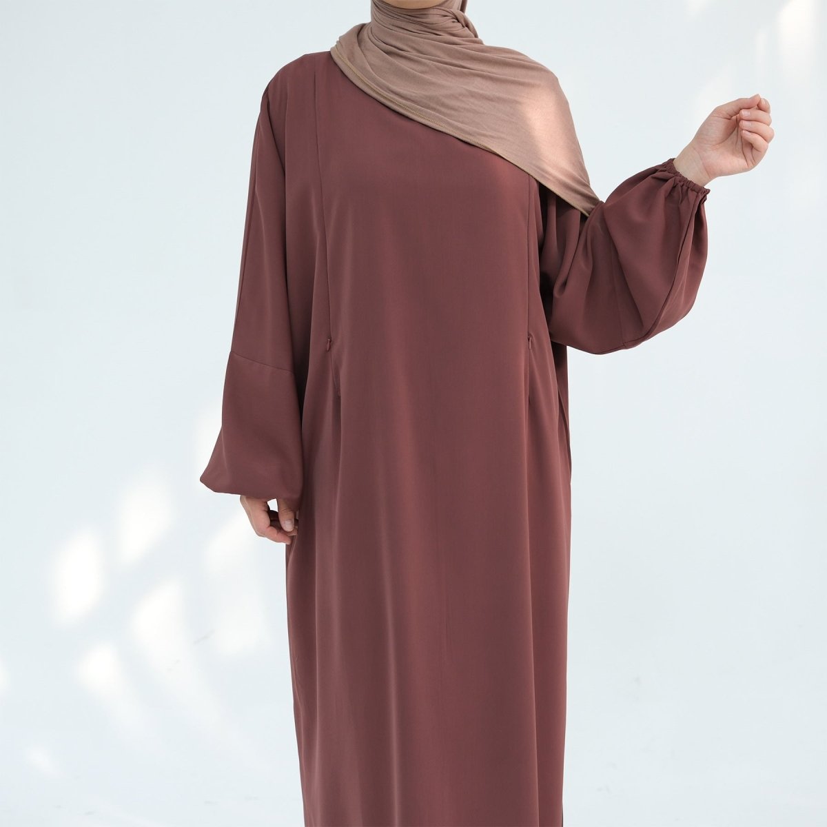 Nida Fabric Nursing Abaya(MA387)