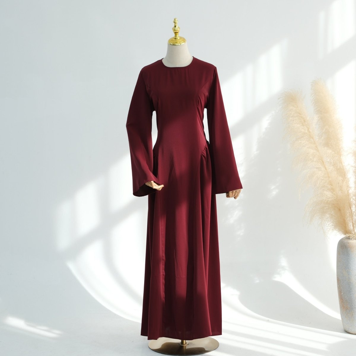 Nida Flared Maxi Dress(MS435)