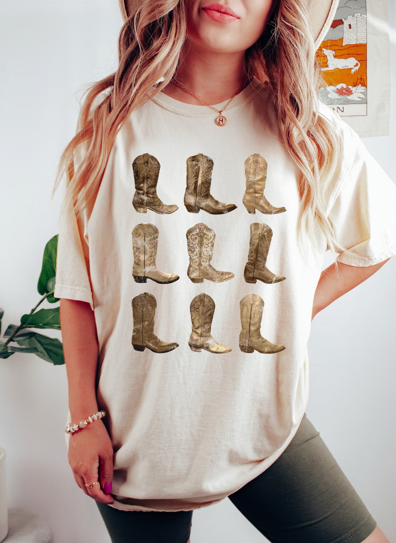 Country Boots Western Comfort Colors Tee