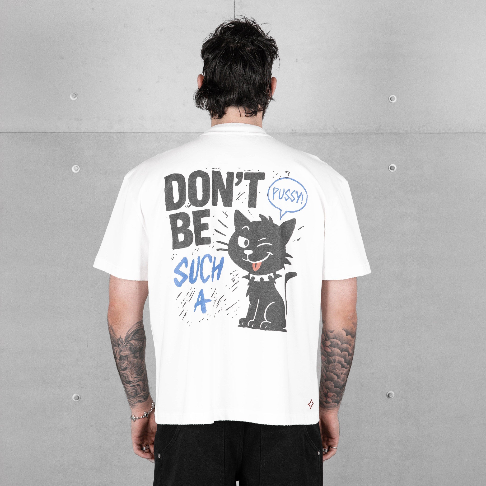 Commons No Mercy Kitten Tee White