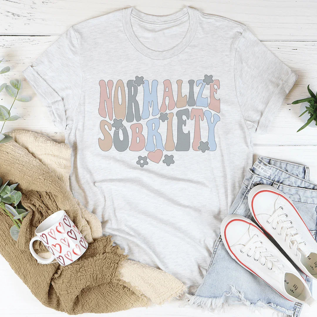 Normalize Sobriety Tee