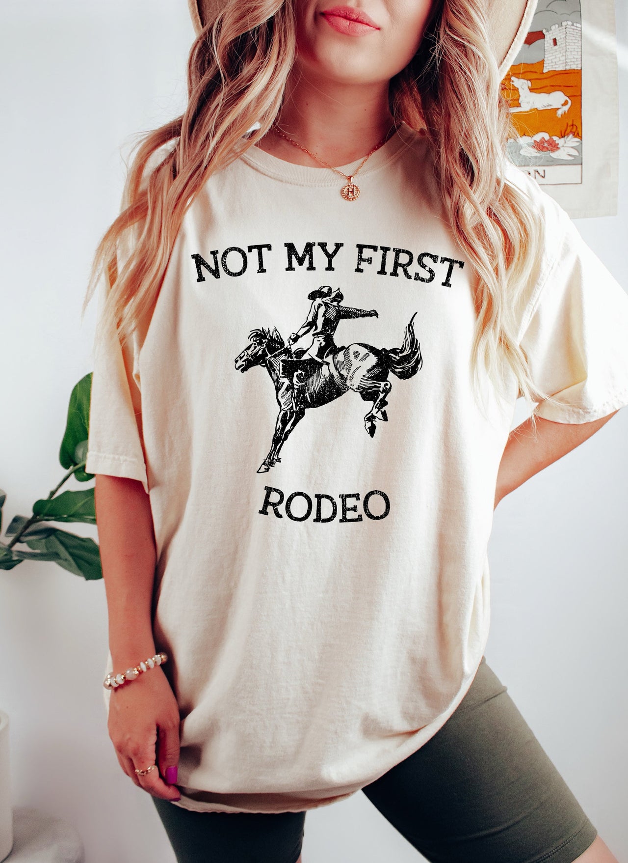 Not My First Rodeo Western Comfort Colors Tee
