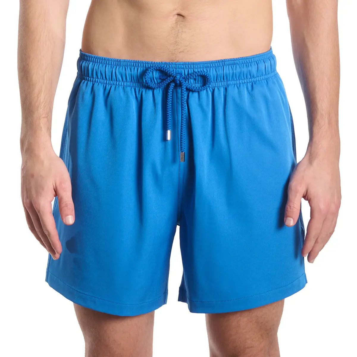 Men’s Premium Compression-Lined Hybrid Shorts – Ocean Blue