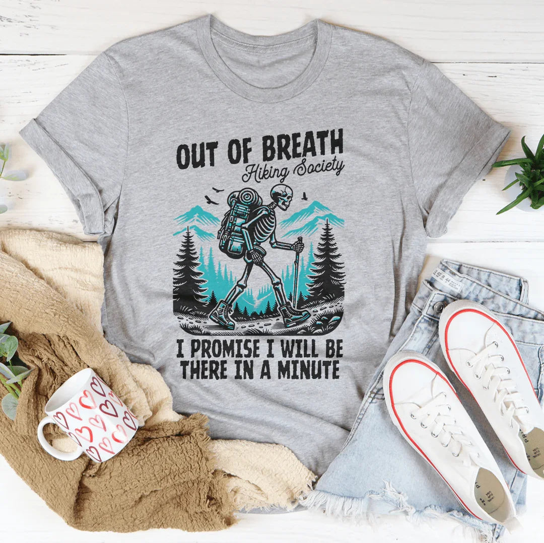Out Of Breath Hiking Society Tee