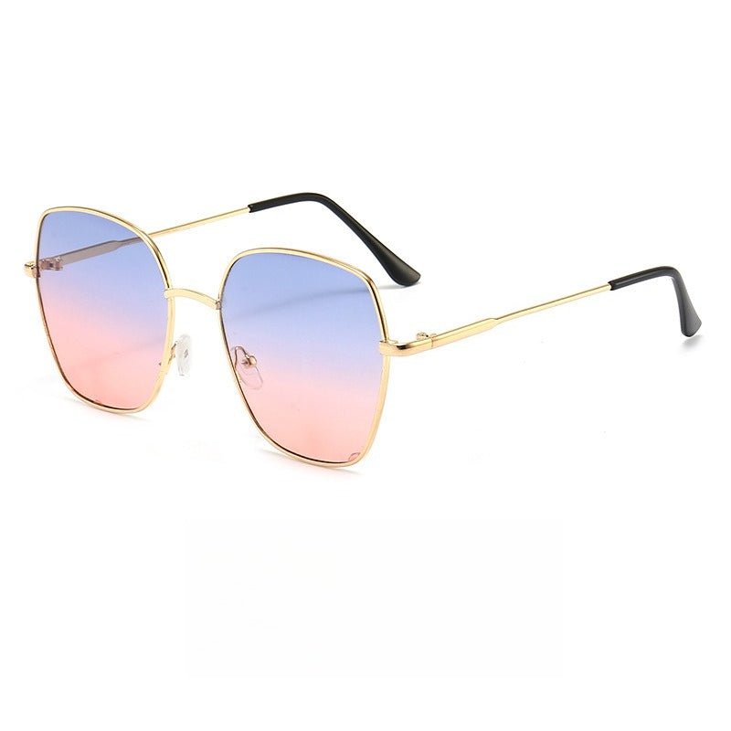 Oversized Gradient Sunglasses for Women – Face-Slimming Fashion Statement (MAC263)