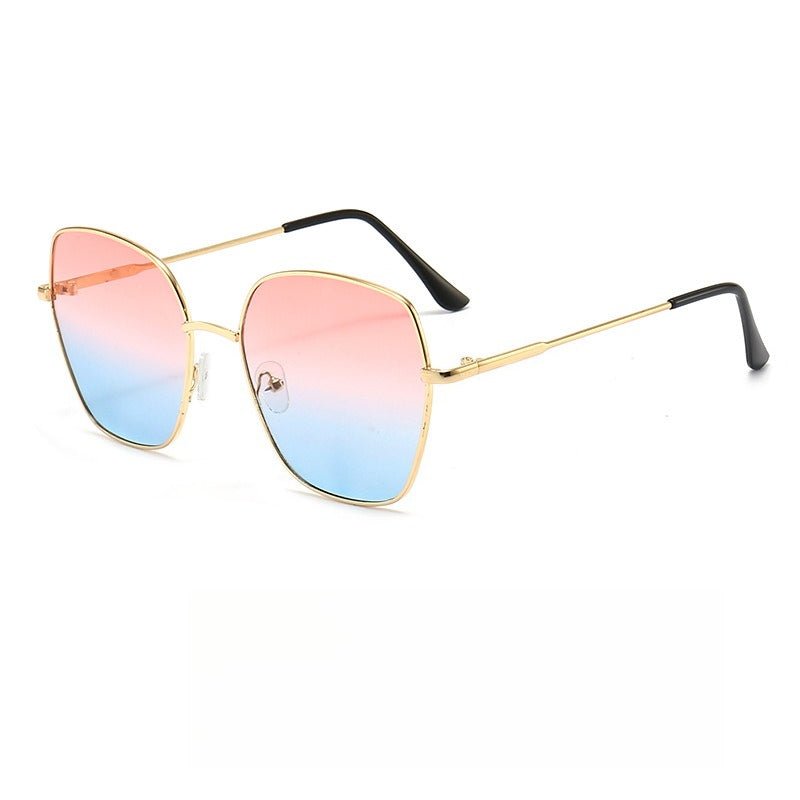 Oversized Gradient Sunglasses for Women – Face-Slimming Fashion Statement (MAC263)