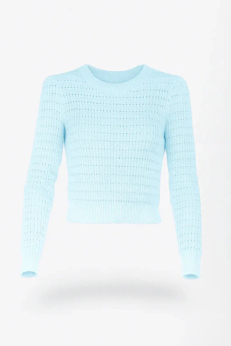 Paige Top (Light Aqua)