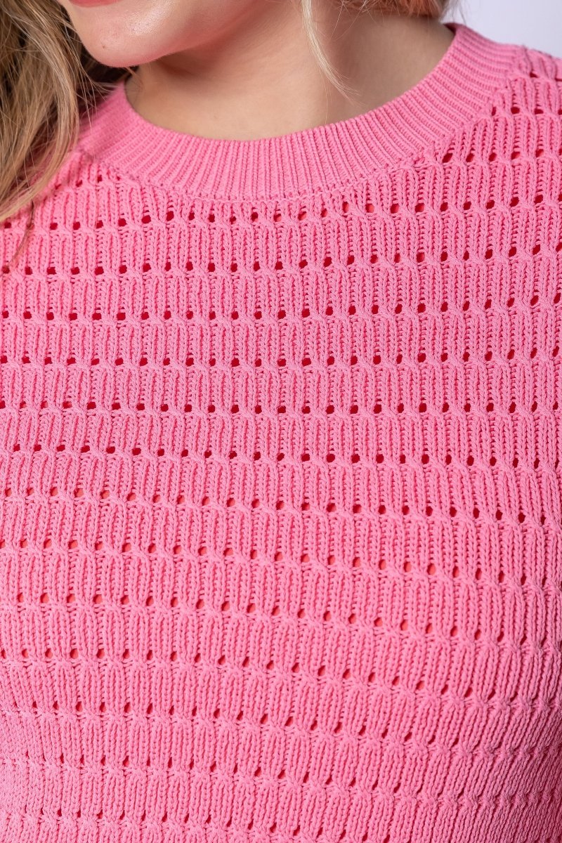 Paige Top (Medium Coral Pink)